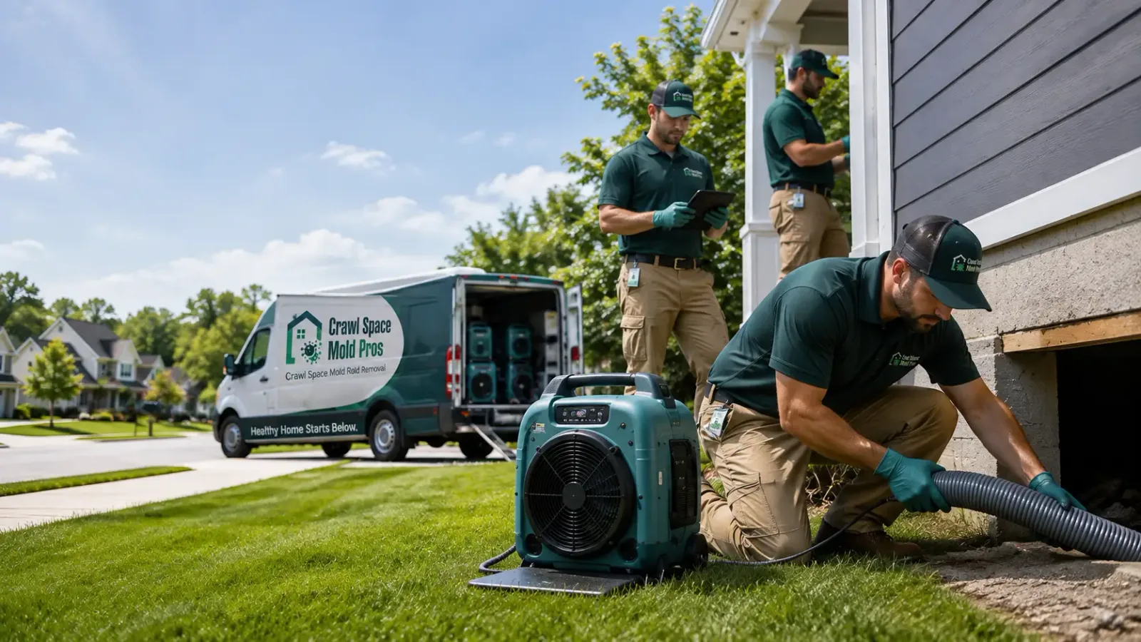 Crawl Space Mold Removal in Midland City, AL